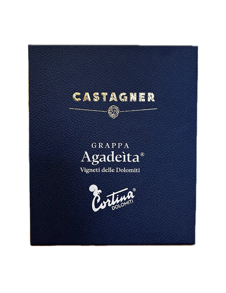 Grappa Agadeita 0,70l con 2 bicchieri - Castagner