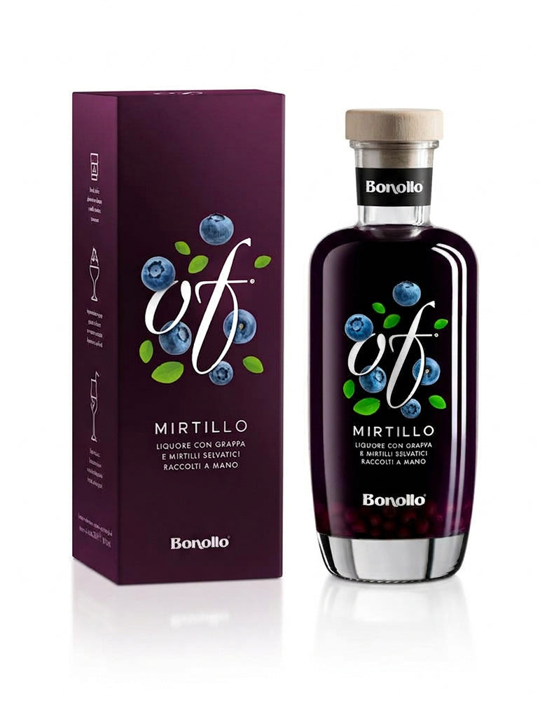 Liquore con Grappa OF Mirtillo - Bonollo 1908